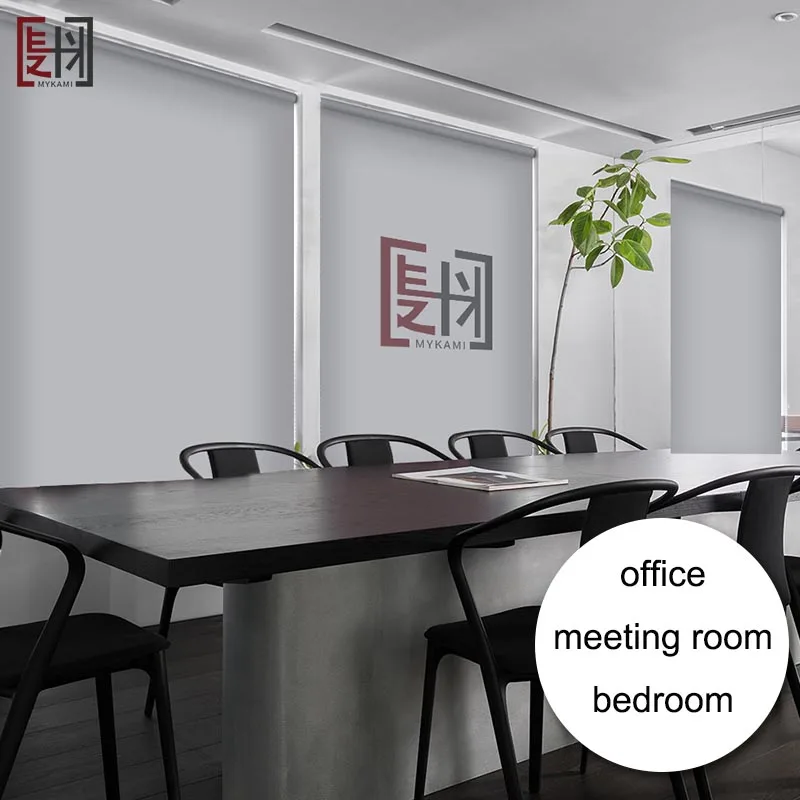 High Quality Full Blackout Fiberglass Fabric Blinds Shades Shutters Roller For Balcony Decoration