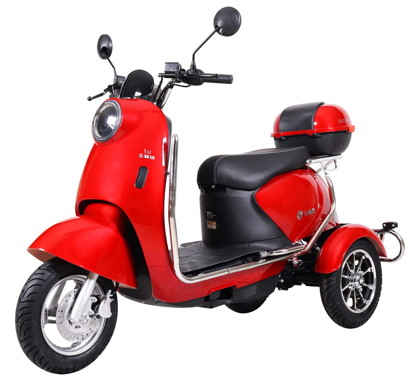 Solar Panel 3 Wheels Electric Tricycle For Cargo Delivery With Awning