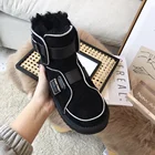 Best-selling new style sheepskin moto boots women motorcycle boot