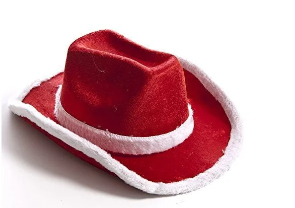 cowboys santa hat