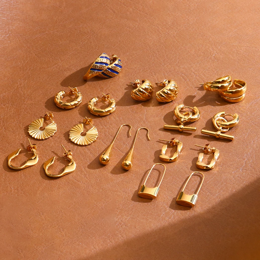 Powell Custom Oem Odm 18k Gold Plated Women Accessories Jewelry Non