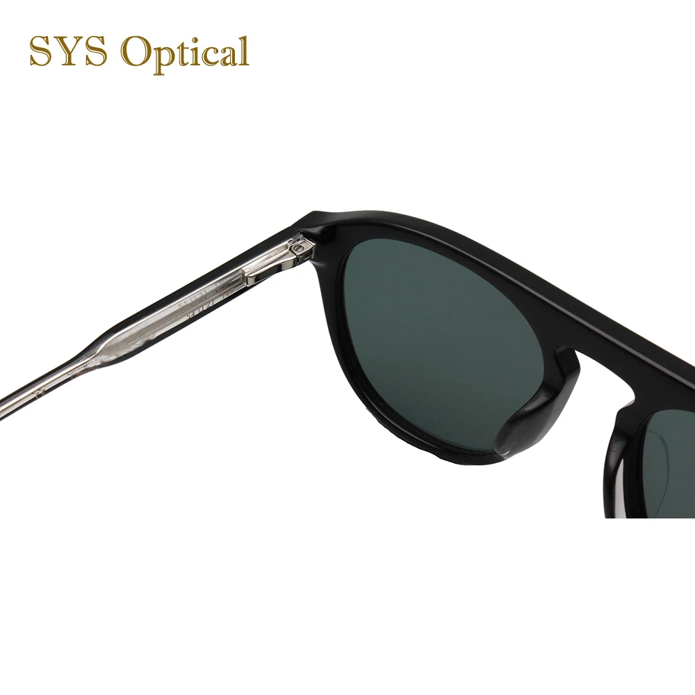 Hot Selling Acetate Nylon Sunglasses Single Bridge Gafas De Sol Custom Sunglasses Without Nose