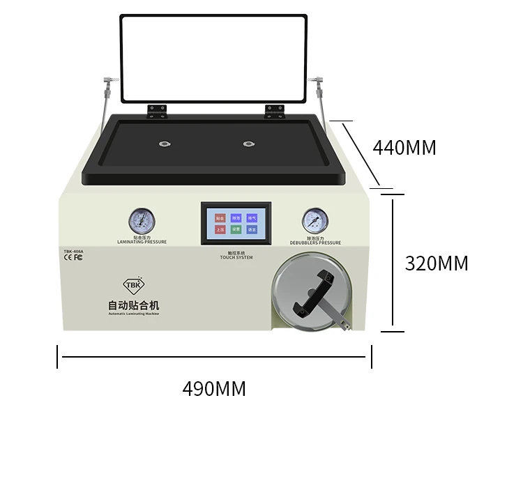 Good Performance TBK 408A Automatic Lamination Air Bubble Removing Machine
