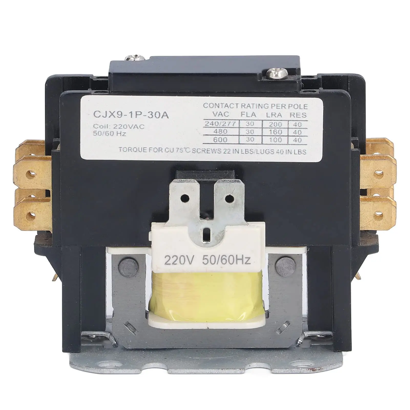 Air Conditioner Contactor 220v Two Poles 30 Amp For Ac Hvac Spare Parts