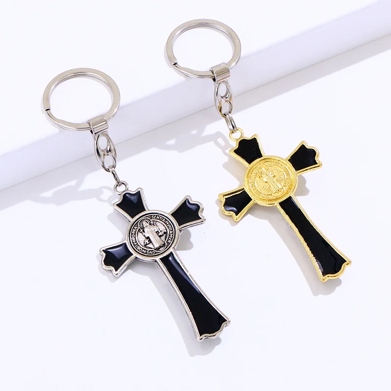 Wholesale Christian Gifts Metal Souvenirs Religious Jesus Charms Pendant Keychain Keyring For