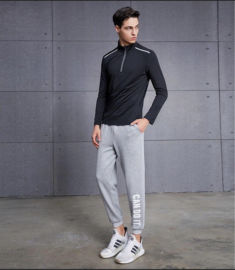 half zip workout shirt