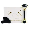 2019 popular product black obsidian facial jade roller face