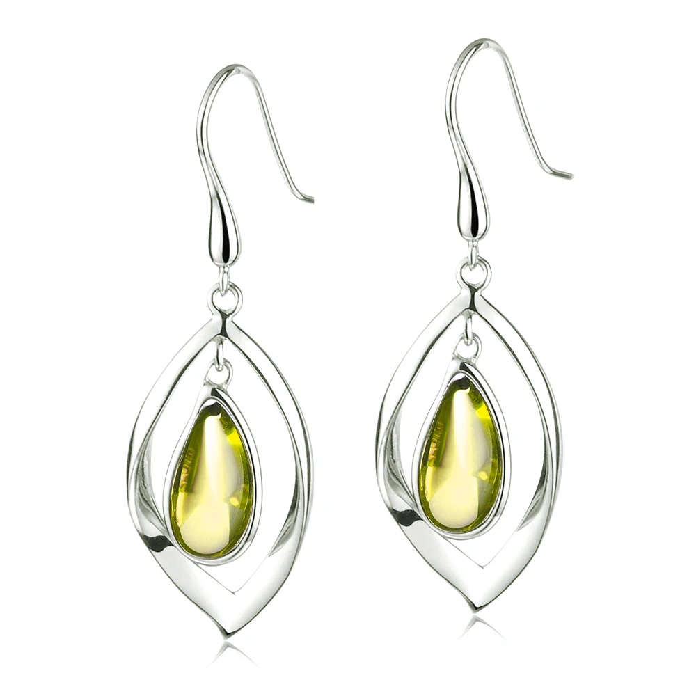 product-BEYALY-Fashion Custom Design Silver Crystal Stone Eye Earrings Drop For Women-img