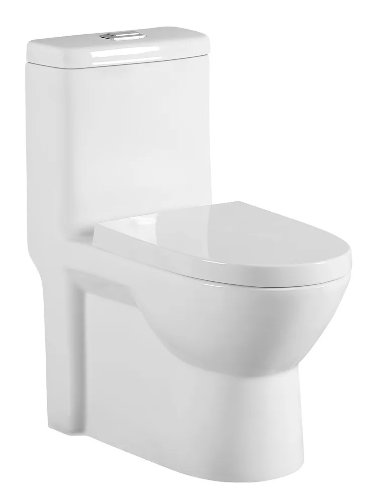Cheaper hospital school mall ceramic dual flush  one piece siphonic toilet