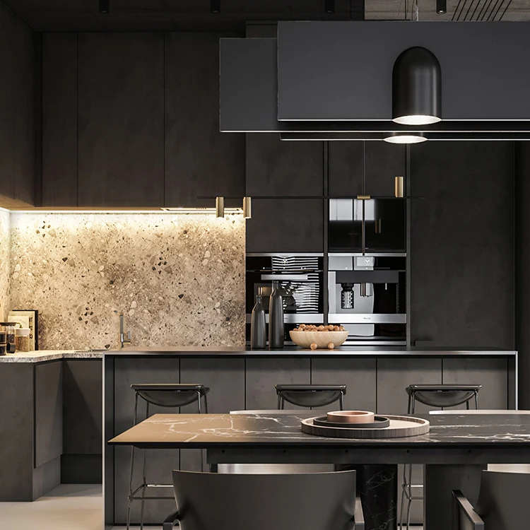 Hängen Basis Moderne Pvc Schrank Shaker-stil Schränke Hochglanz Küche