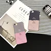 Double Macarons Color Cover Back Shell Hard Candy Color Slim Mobile Phone Cases Cover For iPhone 6 7 8 Plus XS MAX XR