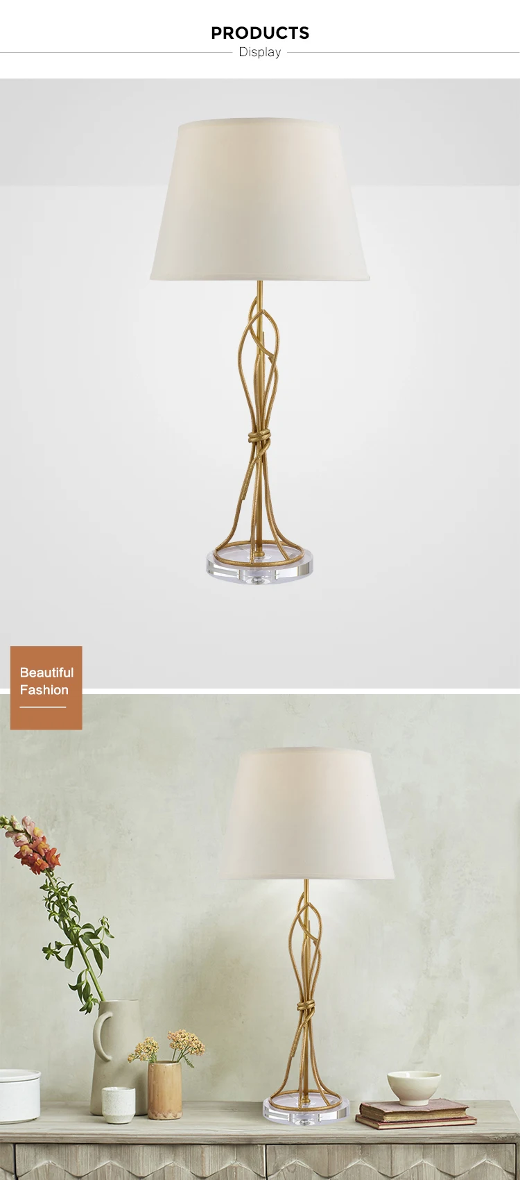 vintage modern LED table lamp