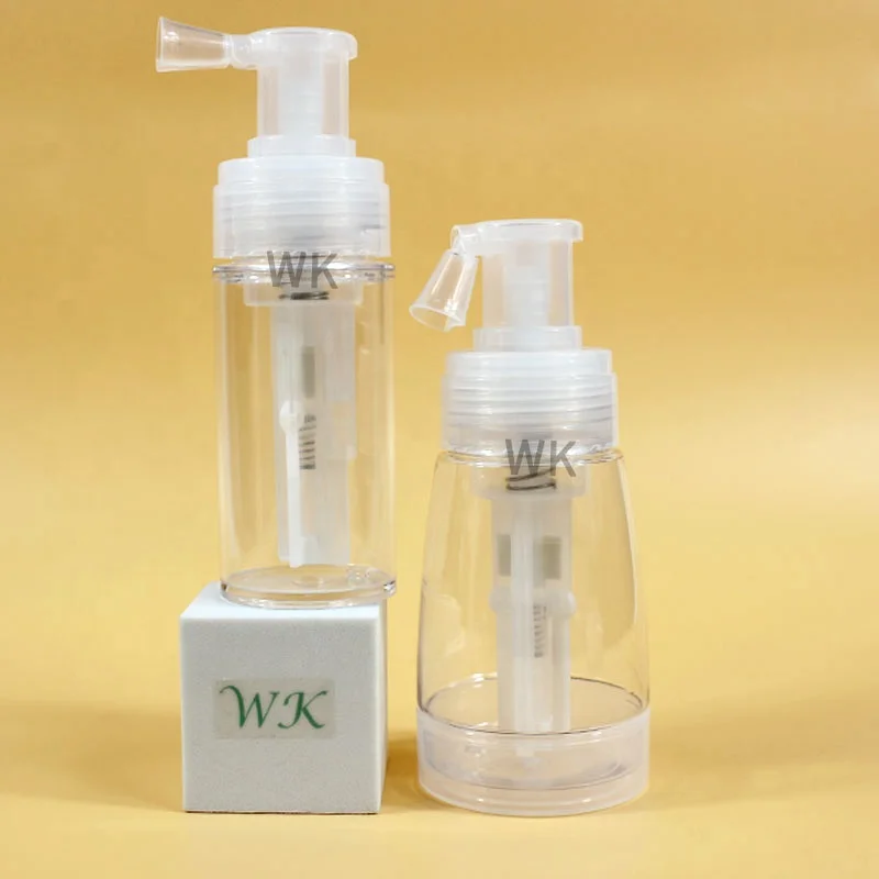 Portable Powder Puffer Bottle Plastic Travel Empty Powder Spray Bottles