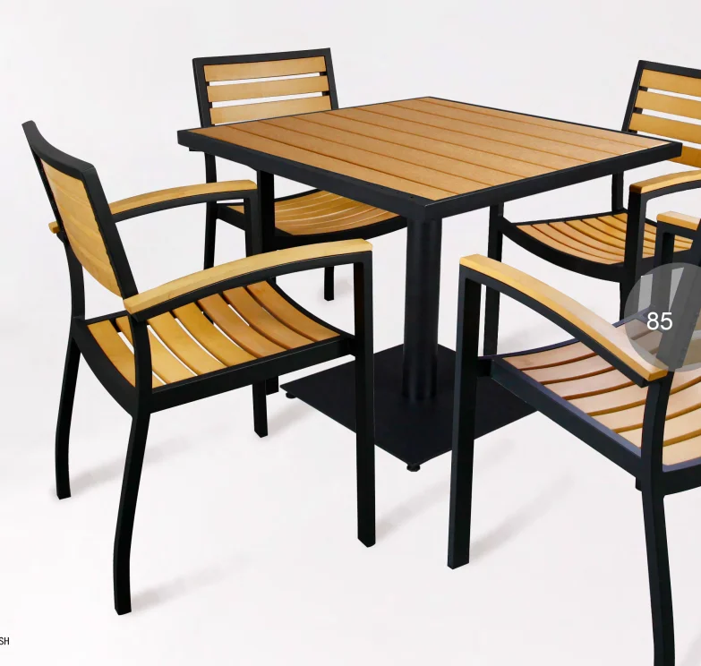 Modern Wholesale Restaurant Outdoor Furniture Dining Chairs Garden