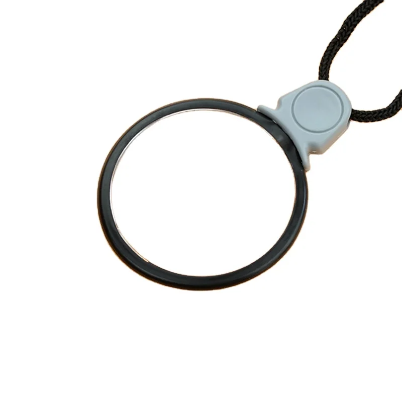 Jaxy 5x And 10x Power Promotional Portable Handheld Hanging Reading Toy Gift Necklace Magnifier With Lanyard For Elders And Kids Buy Reading Magnifiers For Elderly Portable Magnifying Glass Reading Magnifying Glass Necklace Product