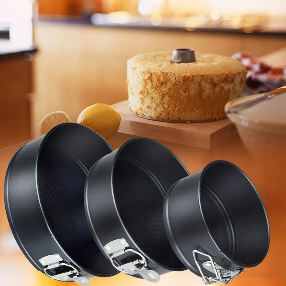 3PCS/Set Non-stick Cheesecake Pan, Leakproof Round Cake Pan Set