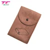 High Quality Velvet Pouch Bag Small Earphones Storage Envelop Bag with Button for Power Bank and Watch