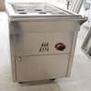 China Factory LPG Gas Restaurant Commercial Kitchen Equipment Dim Sum Cart Snack Stainless Steel Food Warmer Trolley