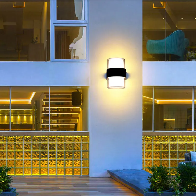 Modern Outdoor Waterproof Wall Light Exterior Lighting Villa Courtyard