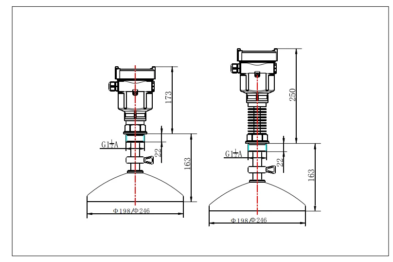 Long distance radar level meter level diesel sensor radar liquid radar level meter
