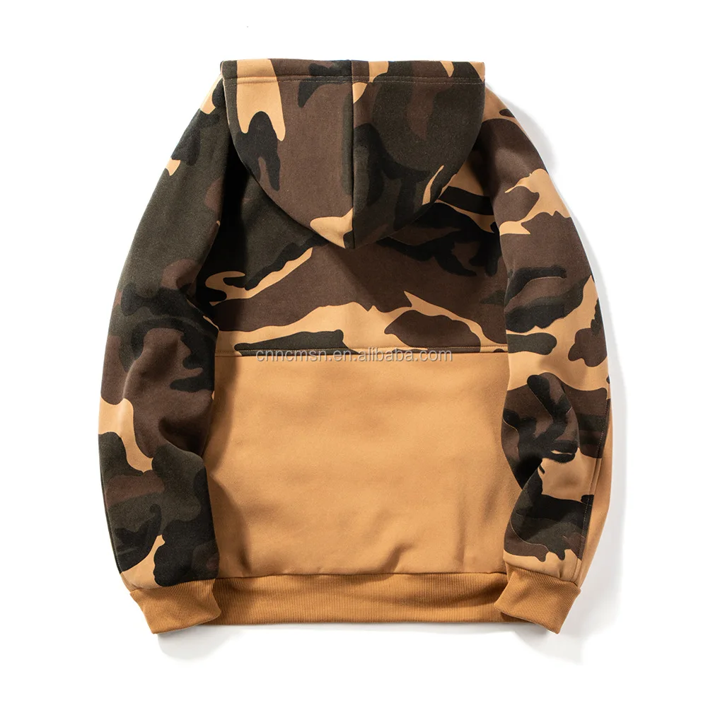 Custom Camo Hoodies Men Wholesale Camouflage Hoodie Cotton Men Gym