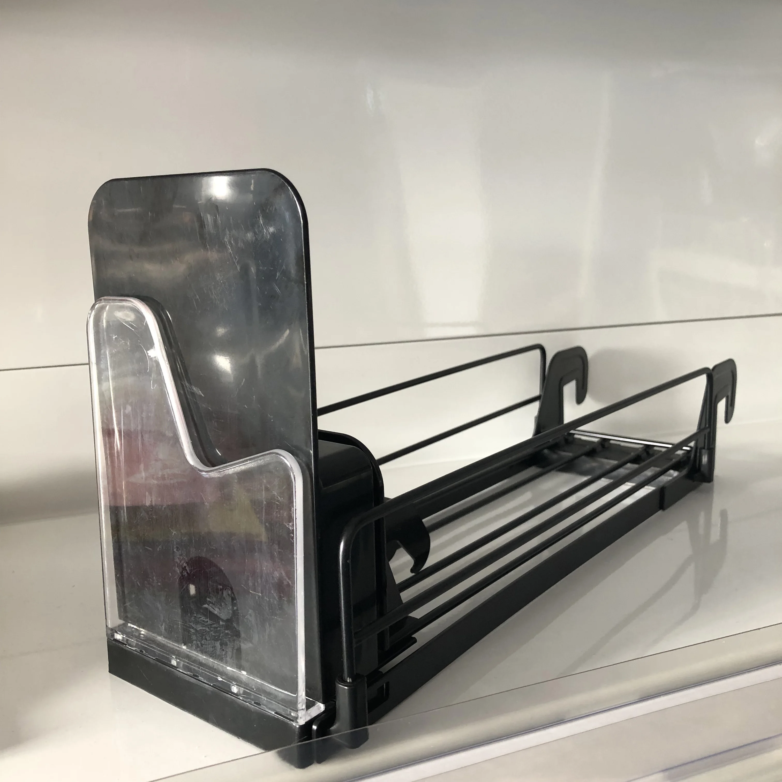New Design Supermarket Automatic Hanging Spring Loaded Shelf Pusher
