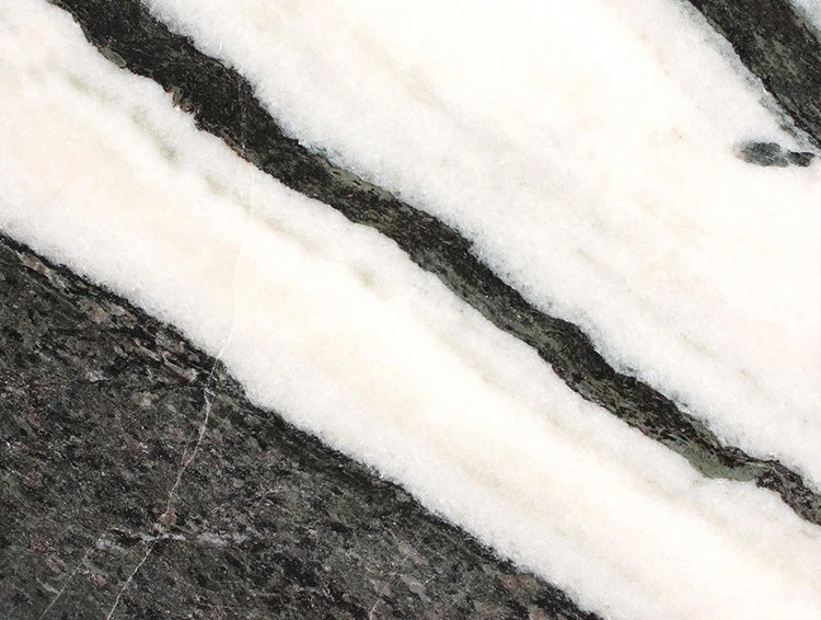 panda white marble with black vein