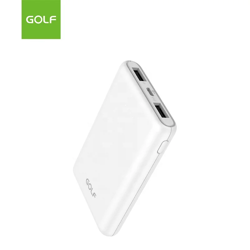 available GOLF 5000 Mah Power Bank Dual USB Slim Power Bank 5000mah external battery - ANKUX.COM