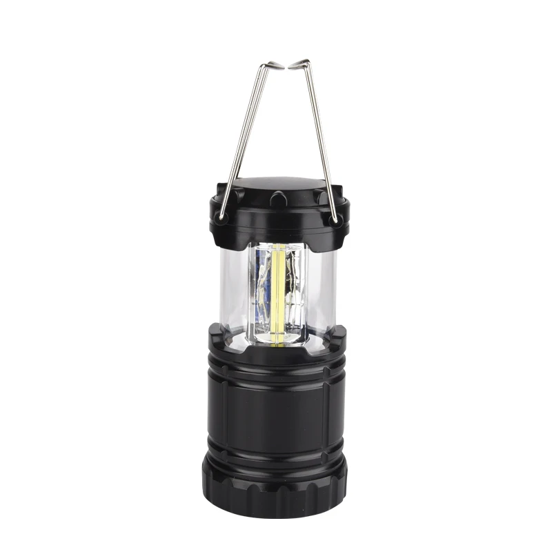 Factory Supply Cheap Plastic Outdoor Multi-functional Solar Power Rechargeable cob led Camping Lantern Light