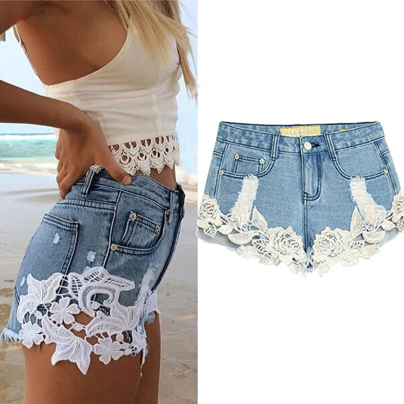 ladies skinny shorts