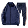 Wholesale high quality mens sweat suit sets cotton polyester material training&jogging wear sweatsuit