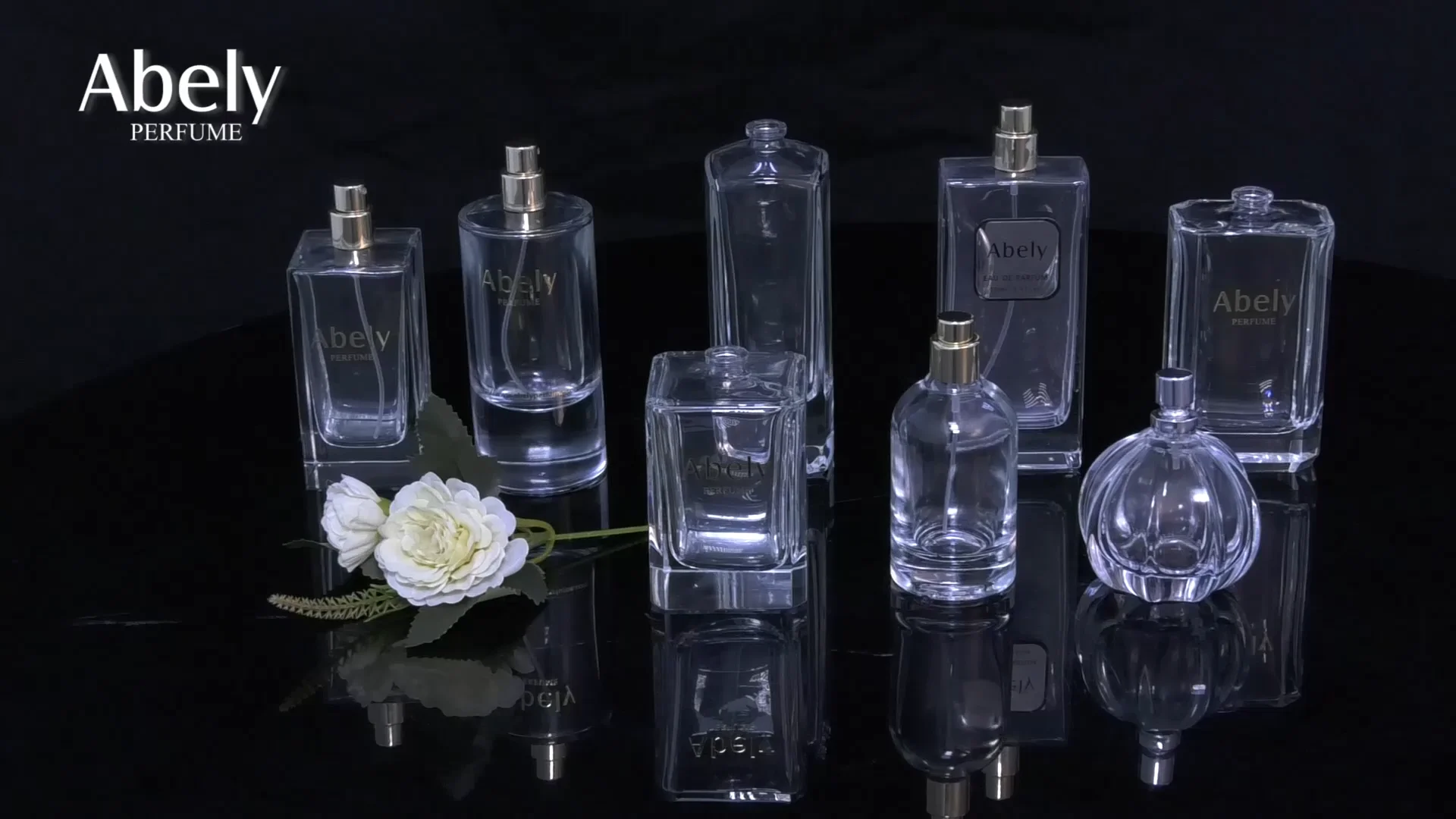 高端市场透明香水瓶玻璃瓶 100毫升