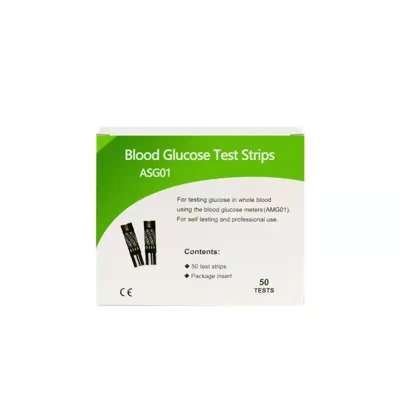 Blood Glucose Meter Contains 50 test strips 50 blood collection needles 1 cloth bag 1 blood collection pen 1 set of equipment manufacture