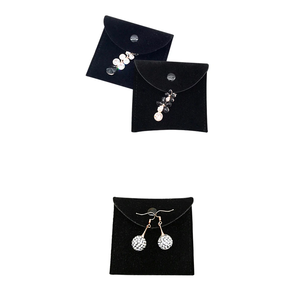 Envelope Jewelry Packaging Bag Jewellery Fabric Small Velvet Pouch Bag