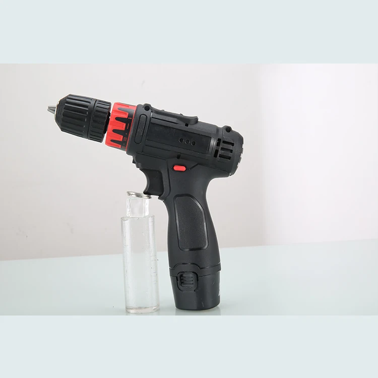 
12V Cordless Brushed Electric Drill Battery Screwdriver Power Tools Cordless Mini Impact Electric Drill 