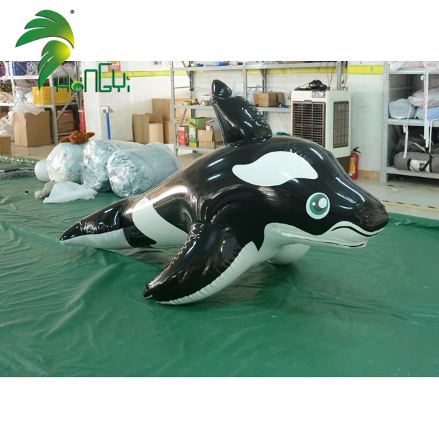 Lovely Double Layer Pvc Inflatable Dolphin Suit Cartoon Costume Balloon