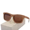 Beautiful carving patterns uv400 HD polarized bamboo sunglasses in pouch