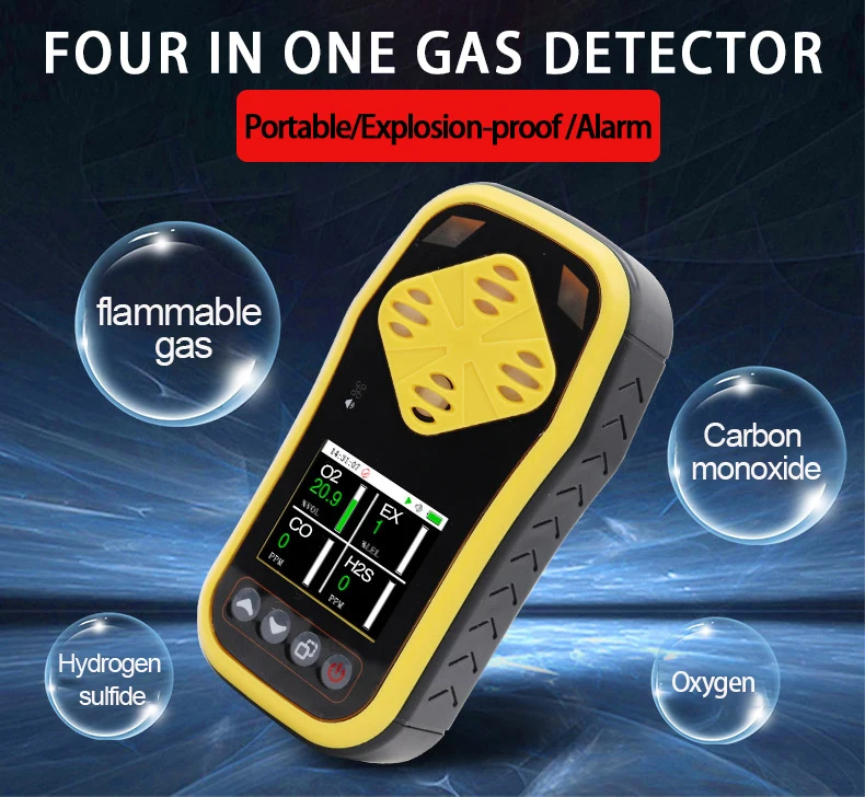 Smart O2 H2s Ch4 Co Four In One Gas Detector Carbon Monoxide Gas Detectors For Home Buy Gas Detectors For Home Co Gas Detector Carbon Monoxide O2 H2s Ch4 Co Four In One