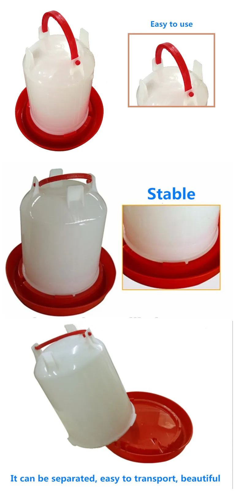 Hot Sale Poultry Feeder and Drinker/PE Material Feeder and Drinker/New Type Feeder and Drinker