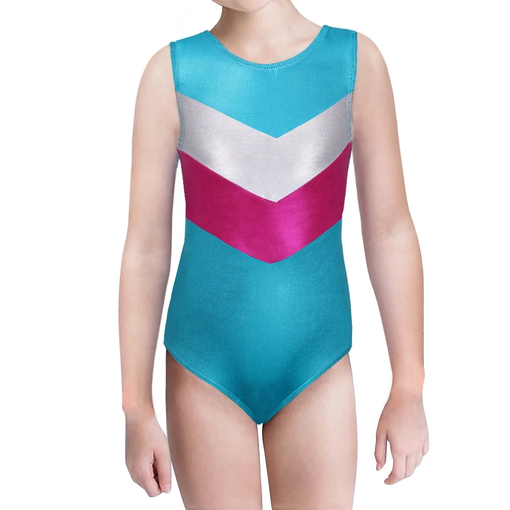 Gymnastics Leotards for Girls One-piece Sparkle Colorful Rainbow Dancing Athletic Leotards 2-11Years Gymnastics Leotards for Girls One-piece Sparkle Colorful Rainbow Dancing Athletic Leotards 2-11Years