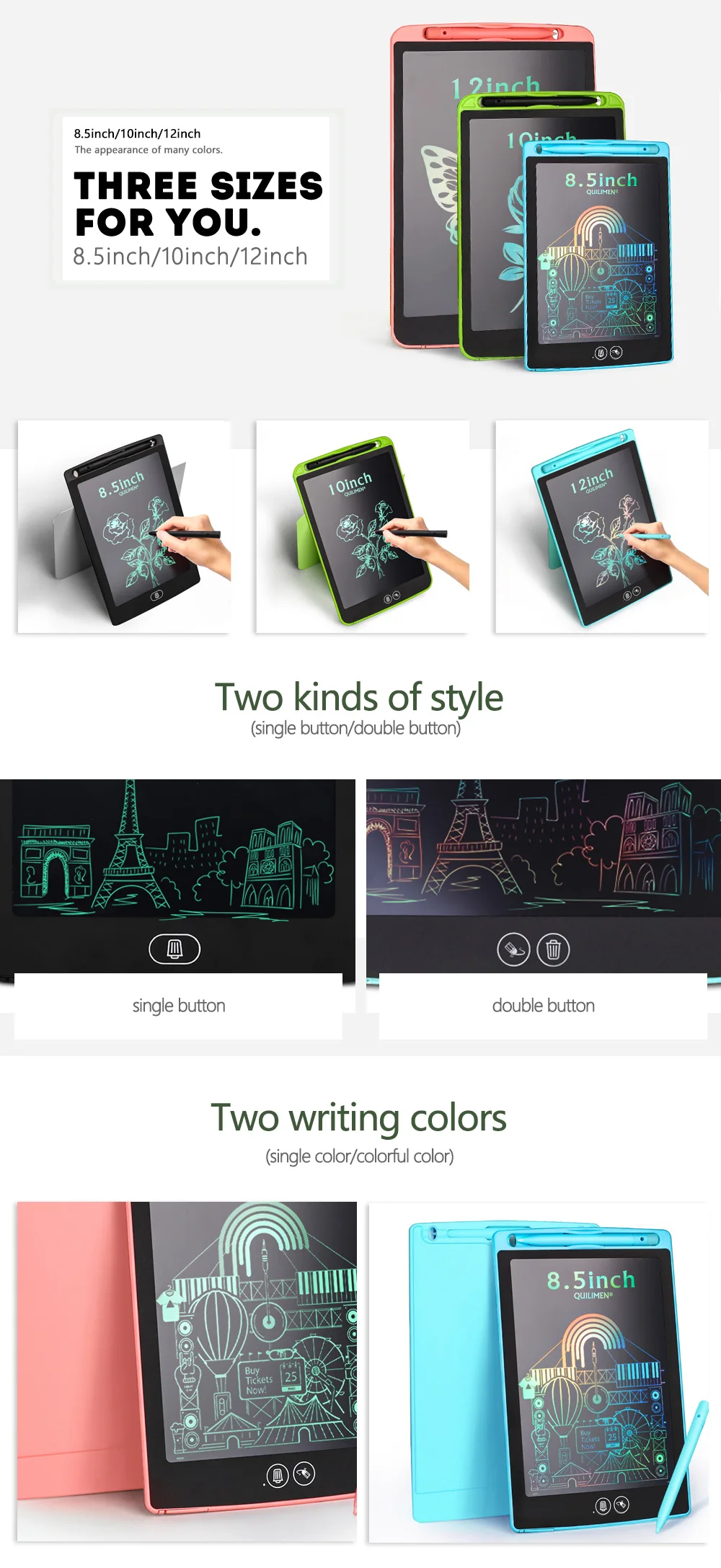 4-lcd writing tablet 