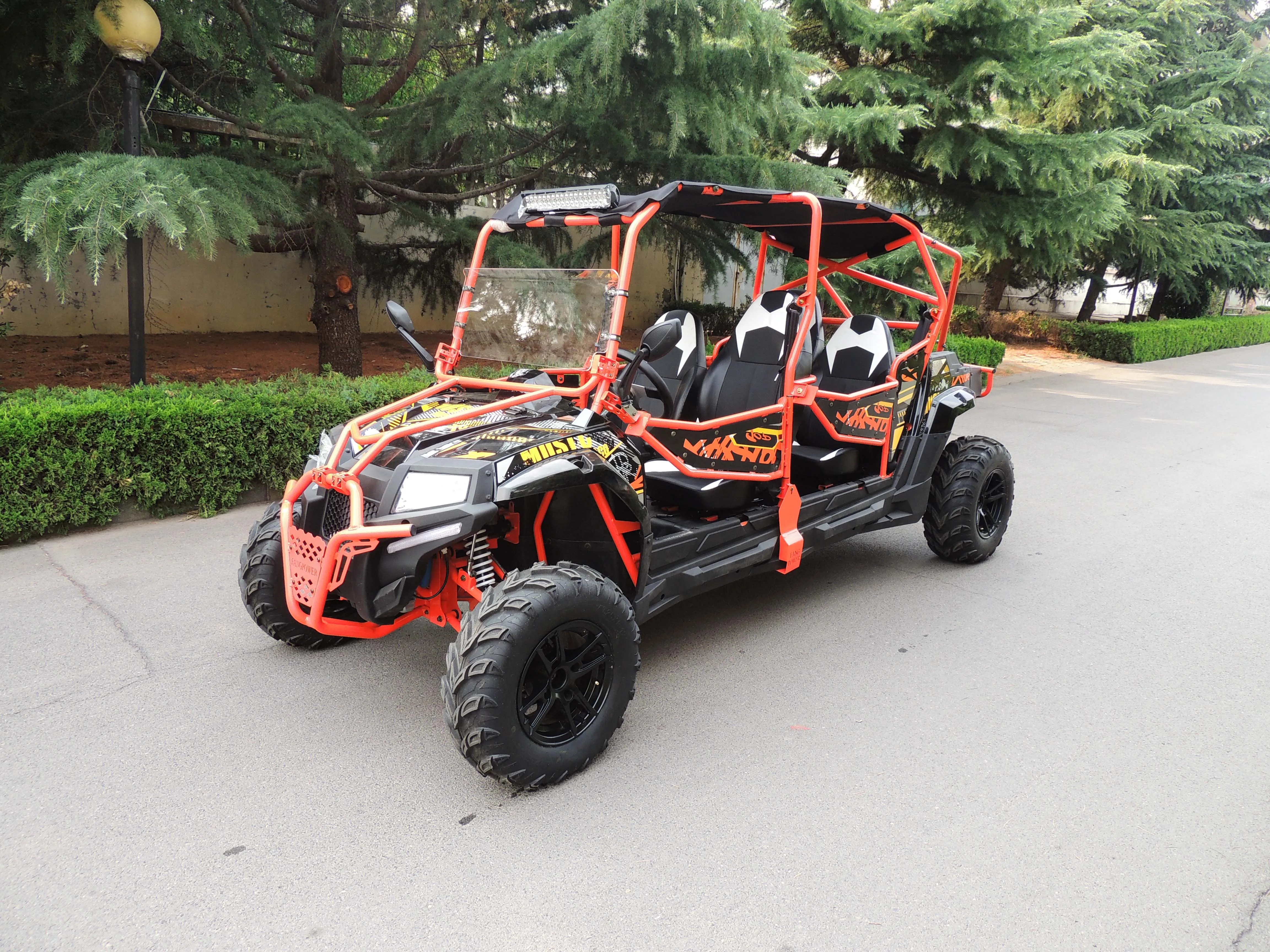 Chinese Popular 400cc 4 Seat Side By Side Electric Start Utv With Epa