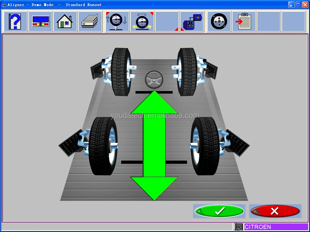 Car Aligner 3d Wheel Alignment Machine With Double Screen - Buy Car ...