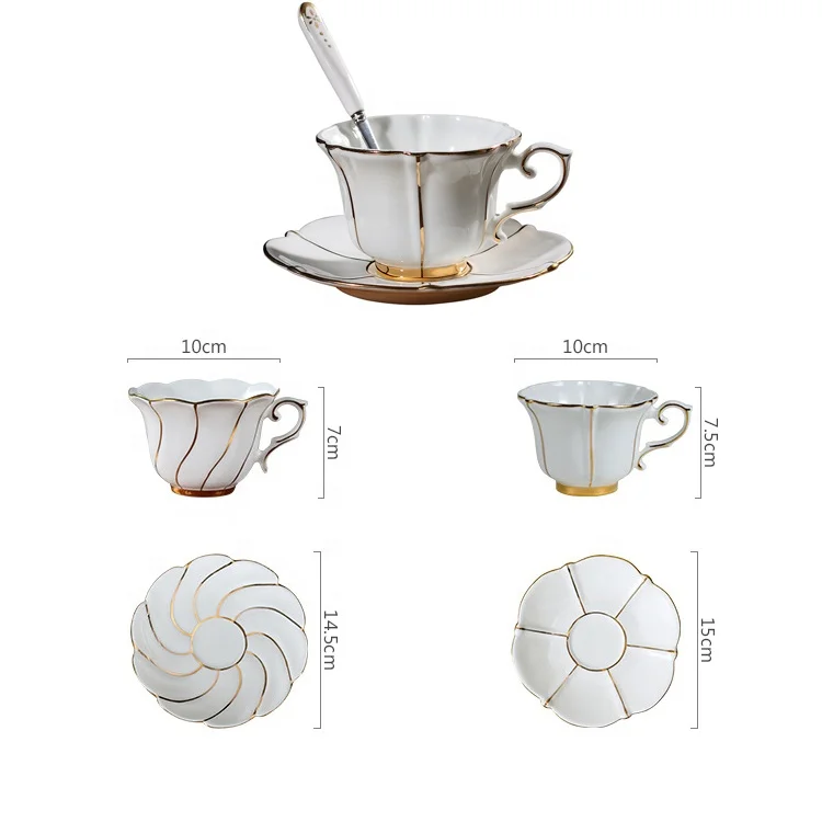 Ccm030 Wholesale Bone China Bulk Tea Cups And Saucers Vintage Tea Sets