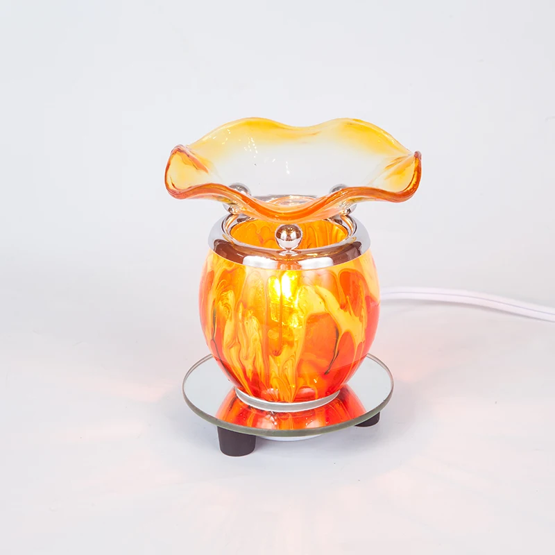 Sell Well Electric Incense Burner Fluid Glass Oil Warmer Fragrance Lamp
