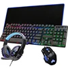 WKM-610S gamer table gaming combo computer set keyboard mouse mat headset gadgets