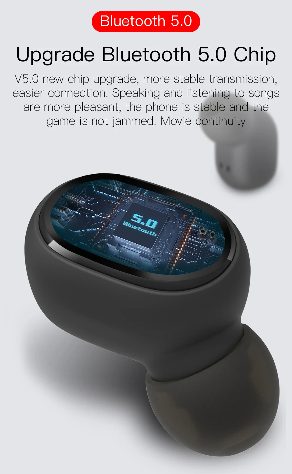 Robotcube Bluetooth Earphone Earphonne Headphone Headset Hradphone Box E6s - ANKUX.COM