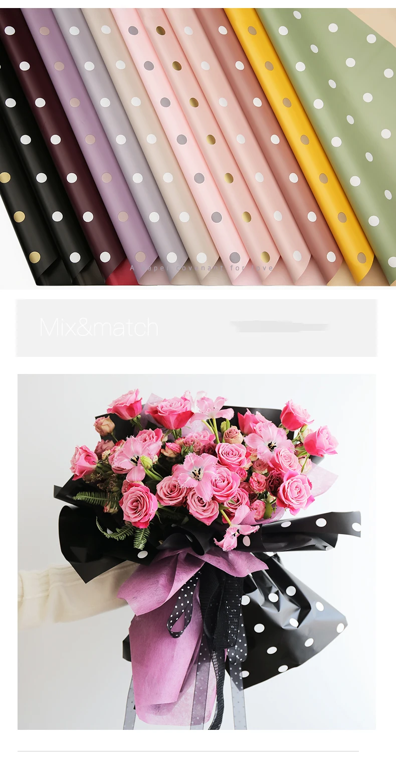 papel coreano para envolver flores