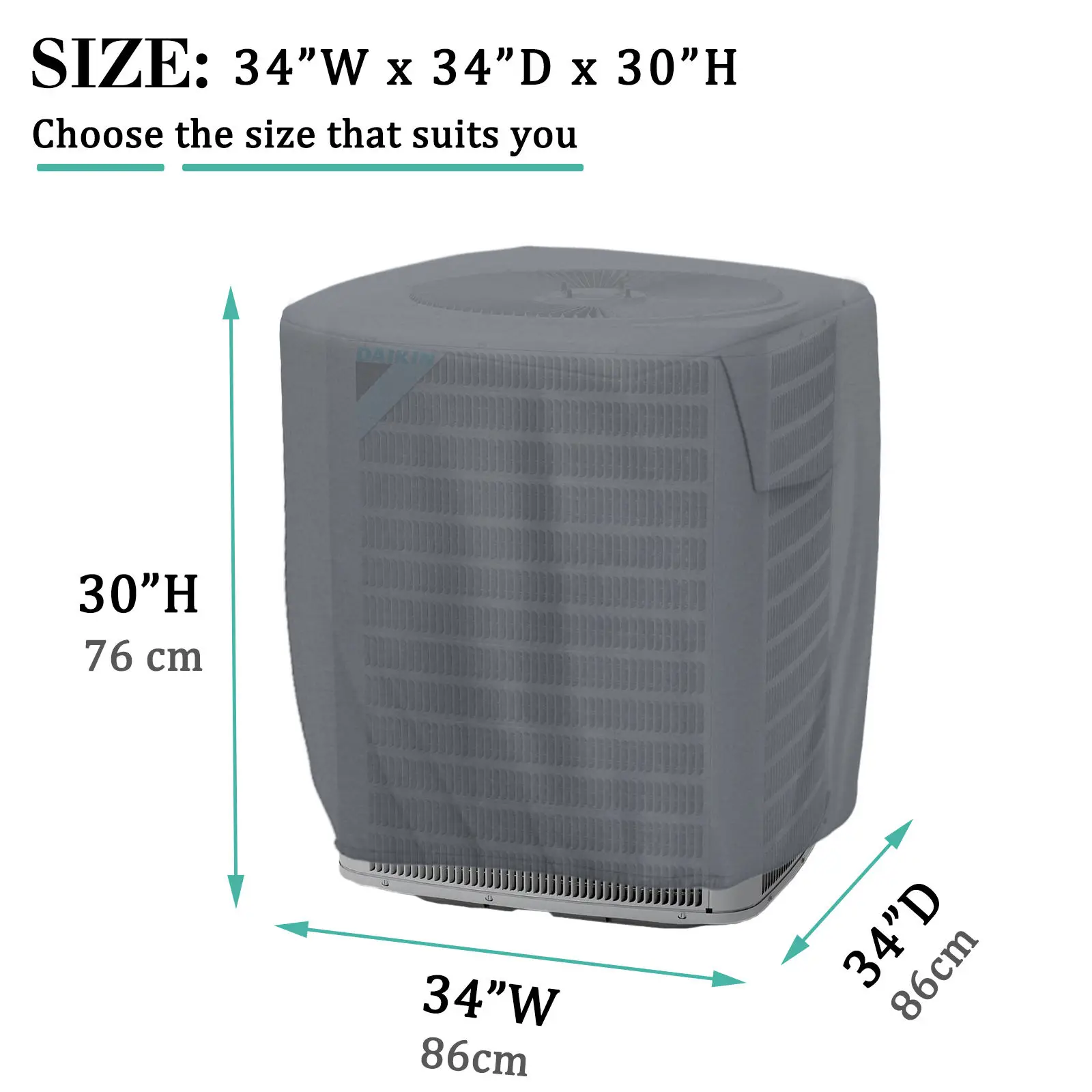 Glosok Air Conditioner Cover For Outside Unitsdurable Ac Cover Buy