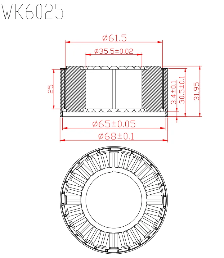 Brushless Home Appliance Fan, 1.77N.M, ROHS, 60*25mm, 36V - detail 2